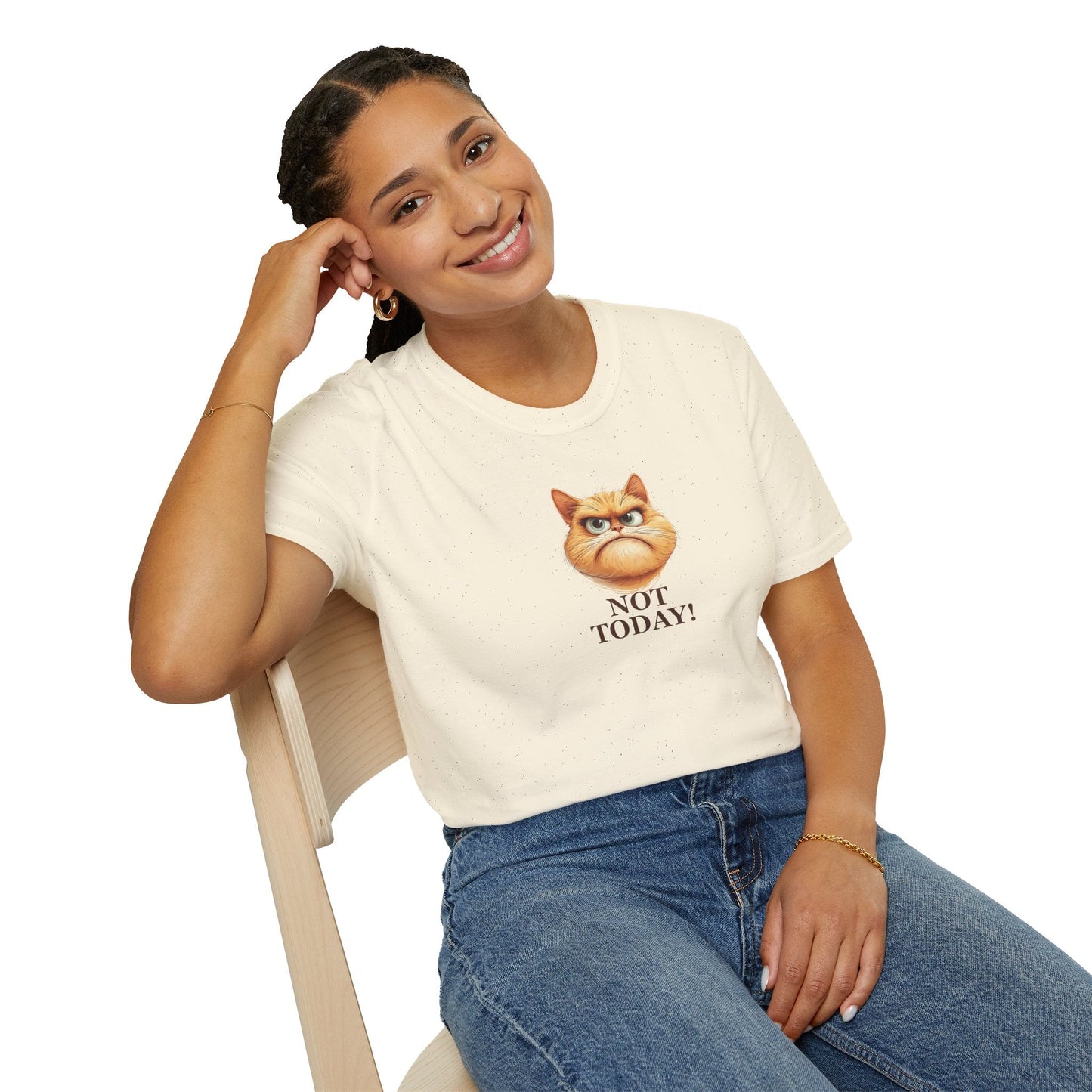 Sassy Not Today Cat-Themed Tee