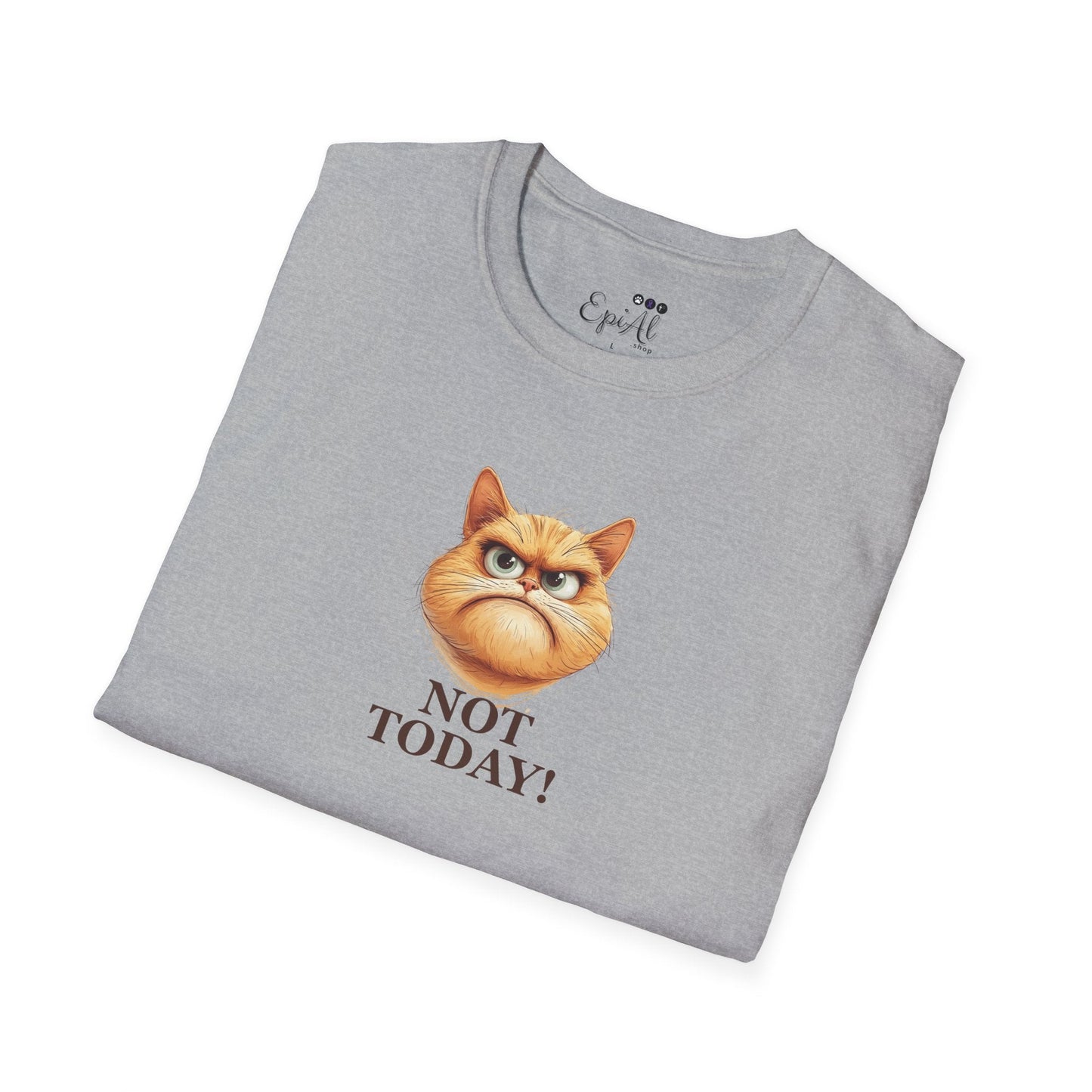 Sassy Not Today Cat-Themed Tee