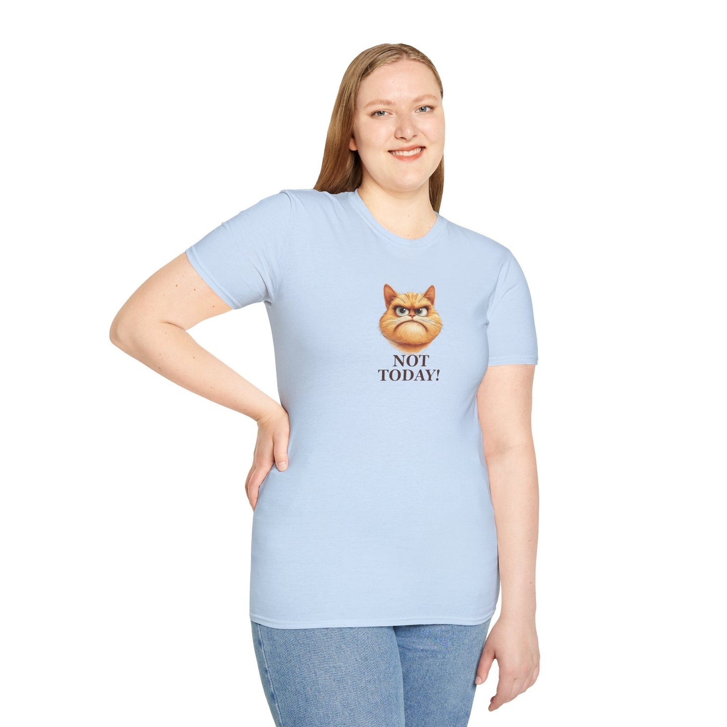 Sassy Not Today Cat-Themed Tee