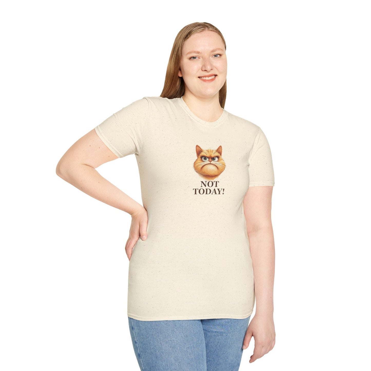 Sassy Not Today Cat-Themed Tee