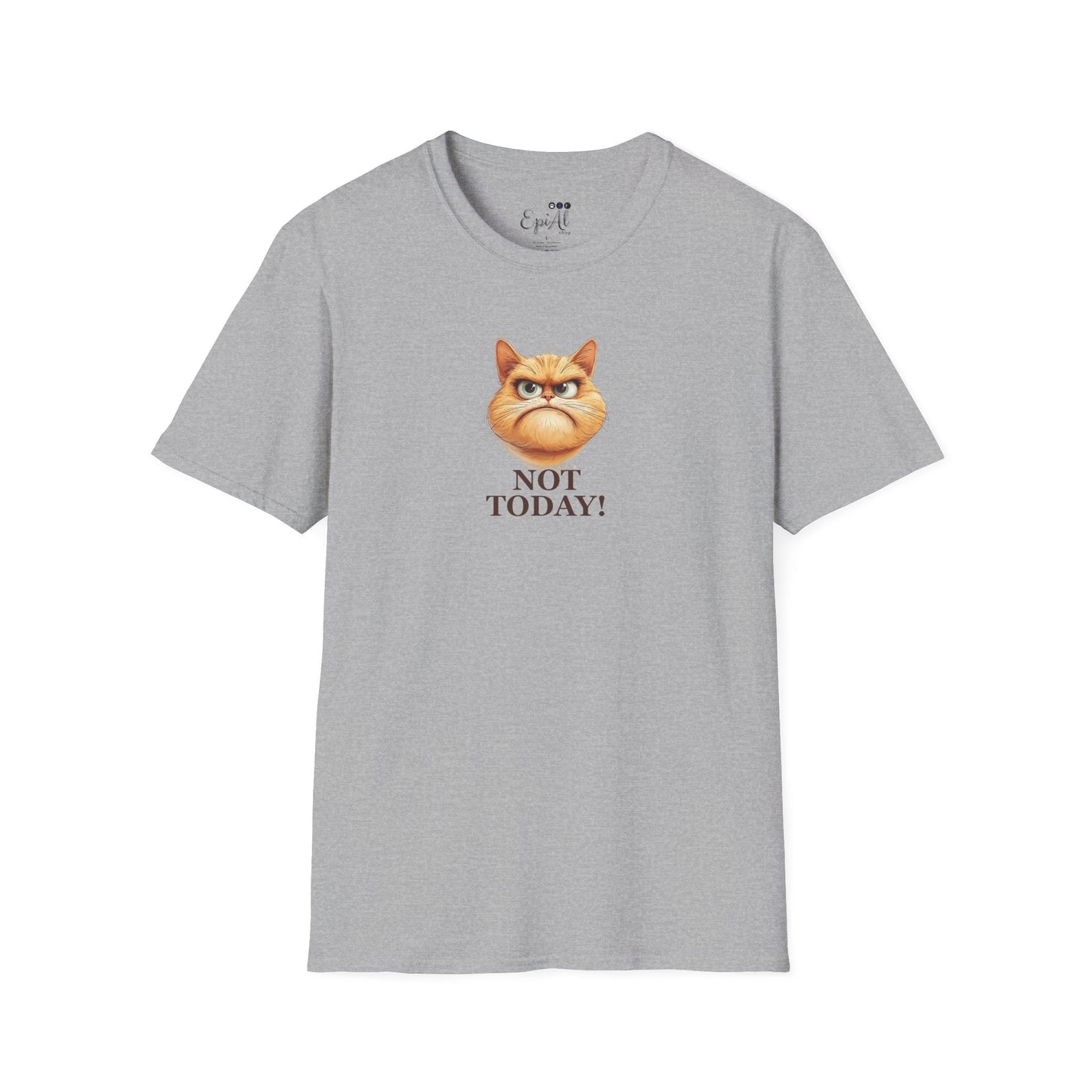 Sassy Not Today Cat-Themed Tee