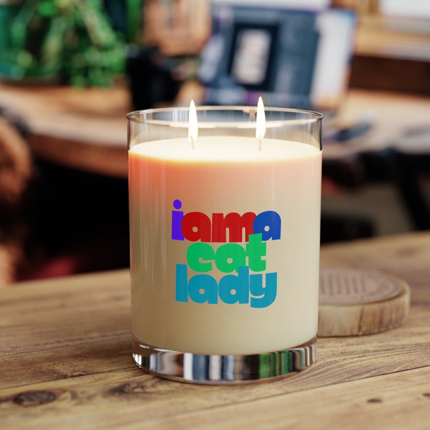 Cat Lady Vibes Candle | Cozy Cat Lover Soy Candle