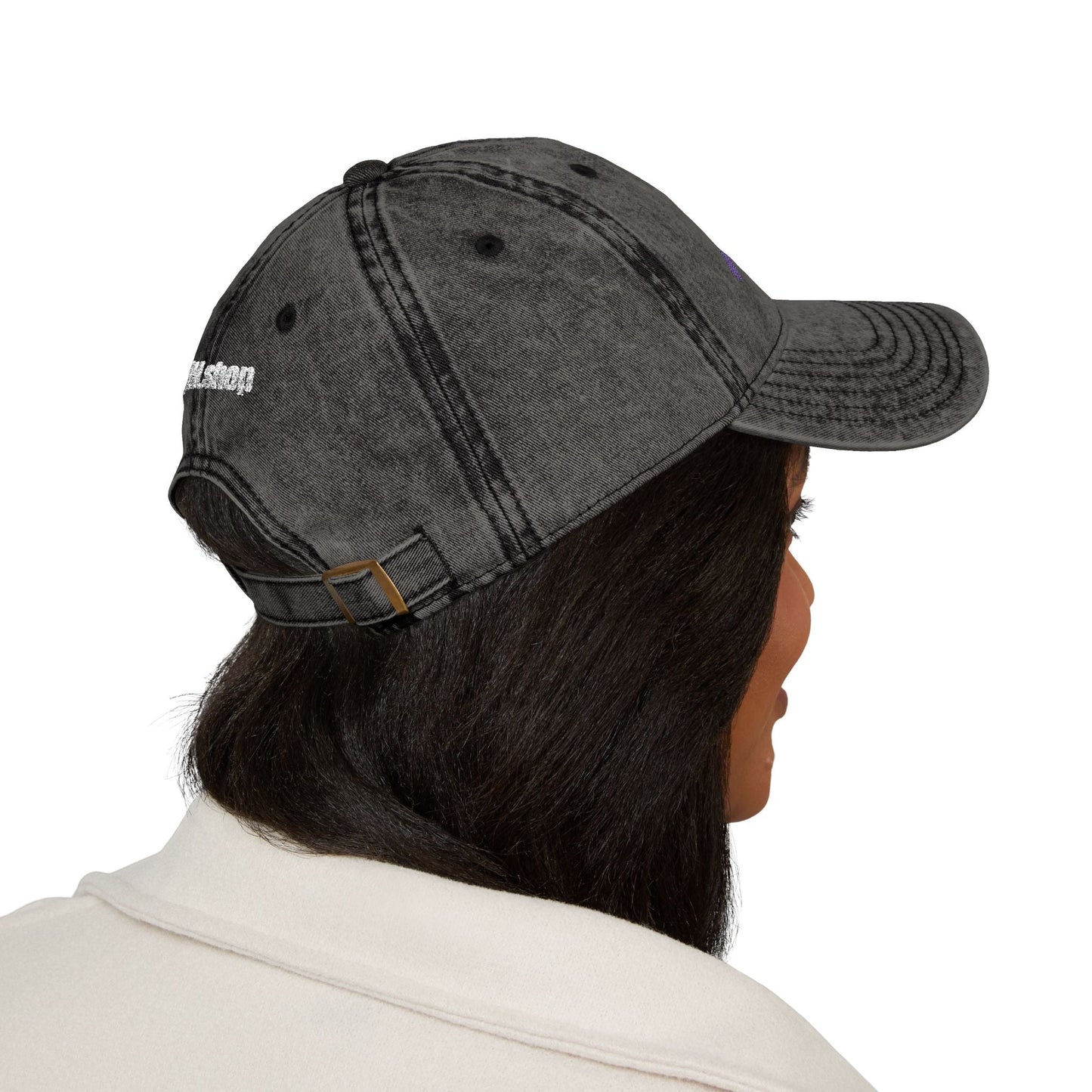 Seize the Day Vintage-Style Embroidered Cap