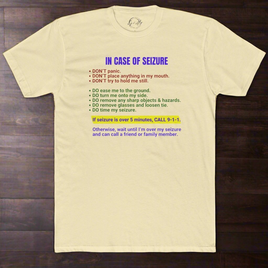 Seizure First Aid Unisex Cotton Crew Tee