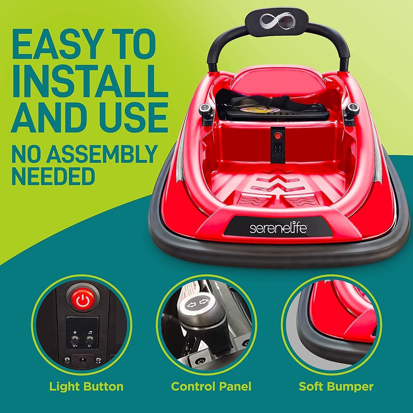 Electric Children's Bumper Car with Safe and Fun Design