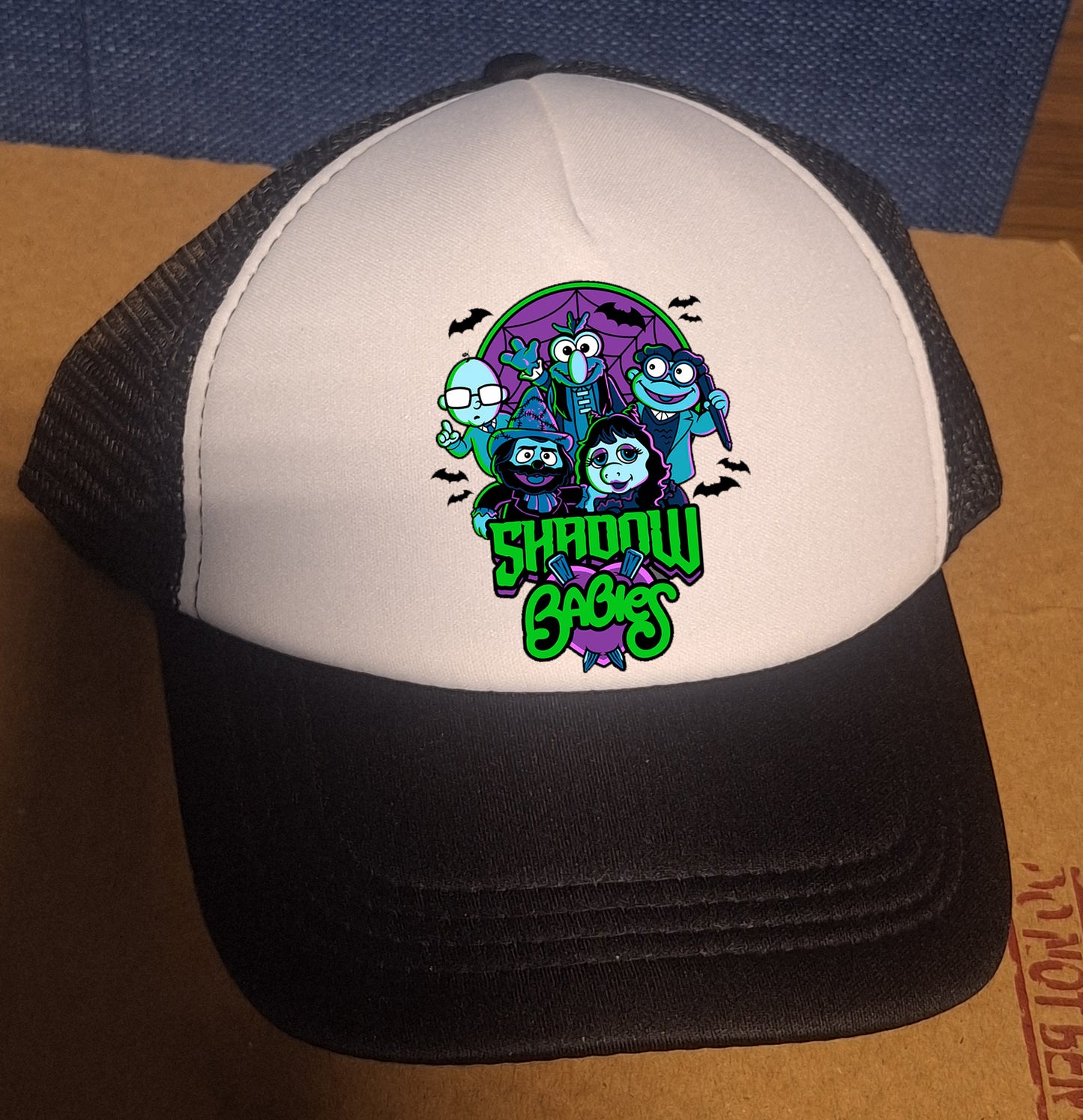 Adjustable Trucker Baseball Cap Shadow Babies Muppet Parody