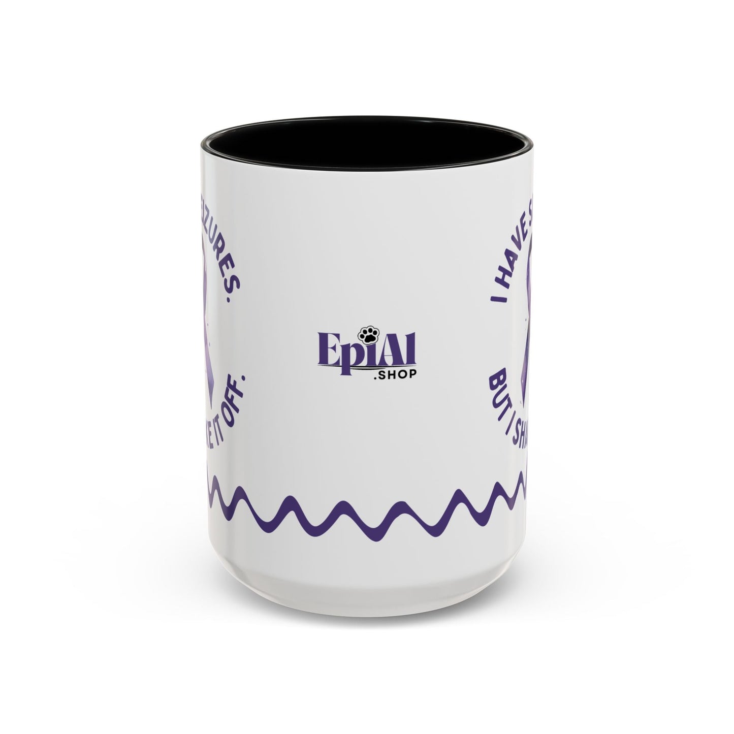 Shake It Off Coffee Cup for Epilepsy Awareness