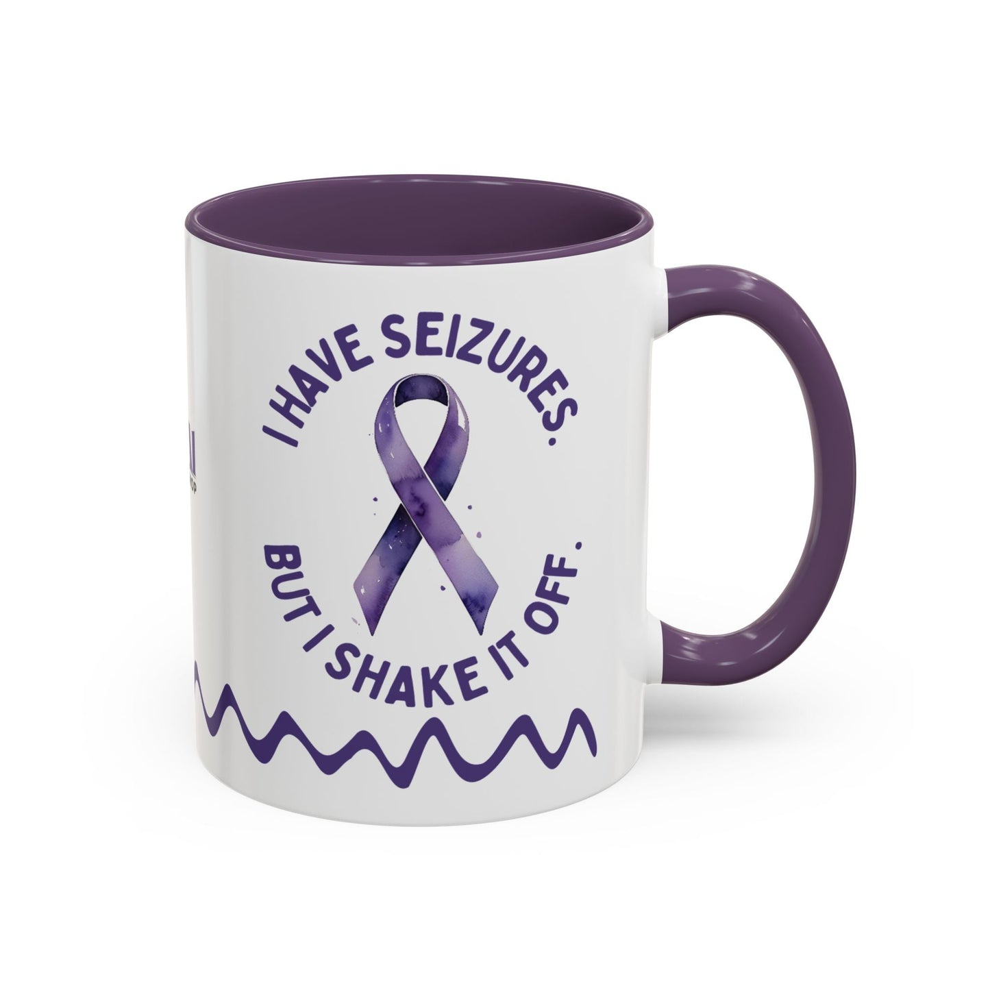 Shake It Off Coffee Cup for Epilepsy Awareness