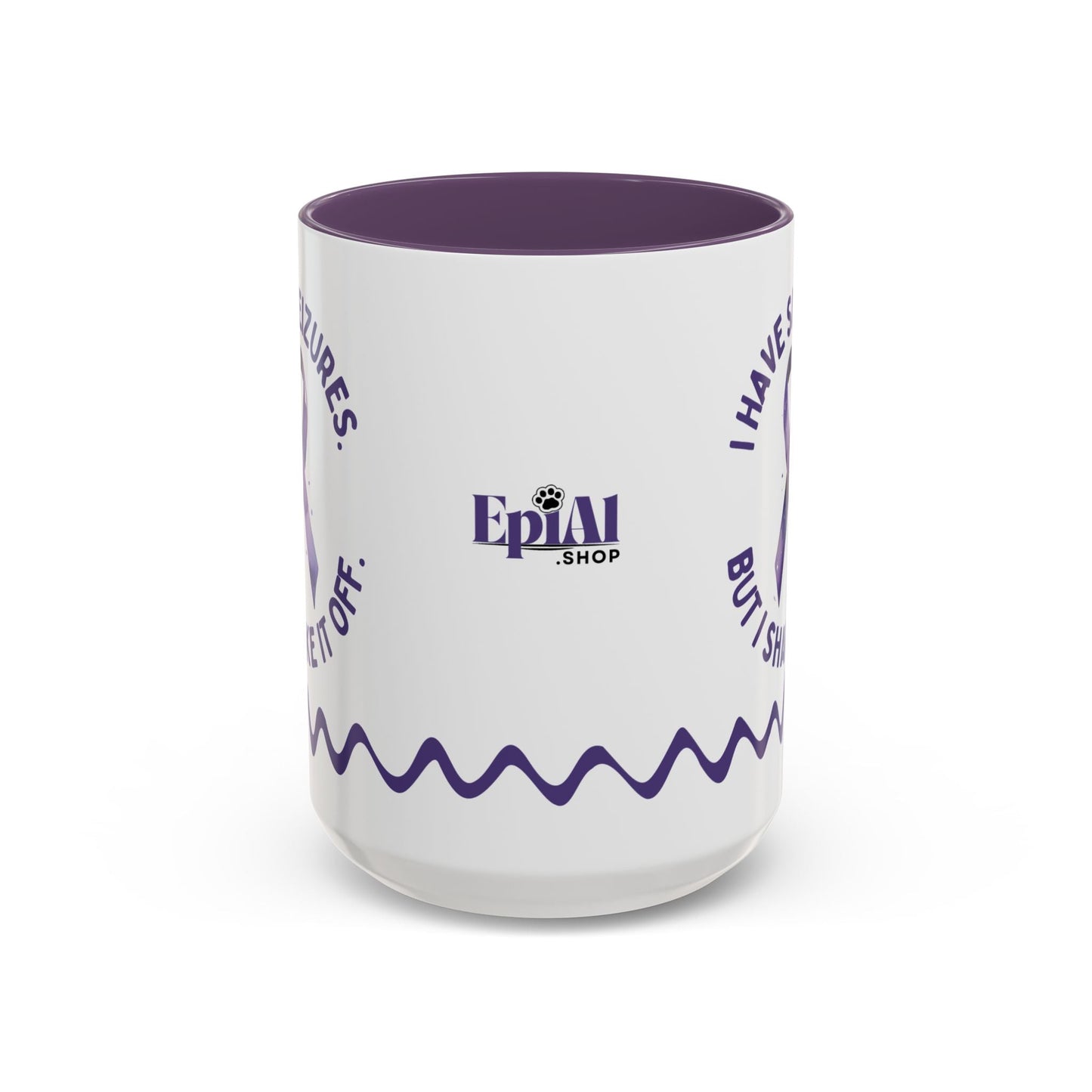 Shake It Off Coffee Cup for Epilepsy Awareness