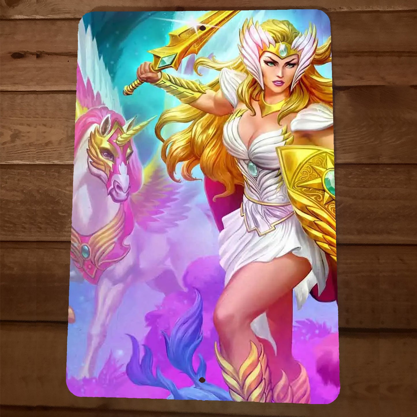 She Ra Princess of Power 8x12 Metal Wall Sign MOTU Shera #3