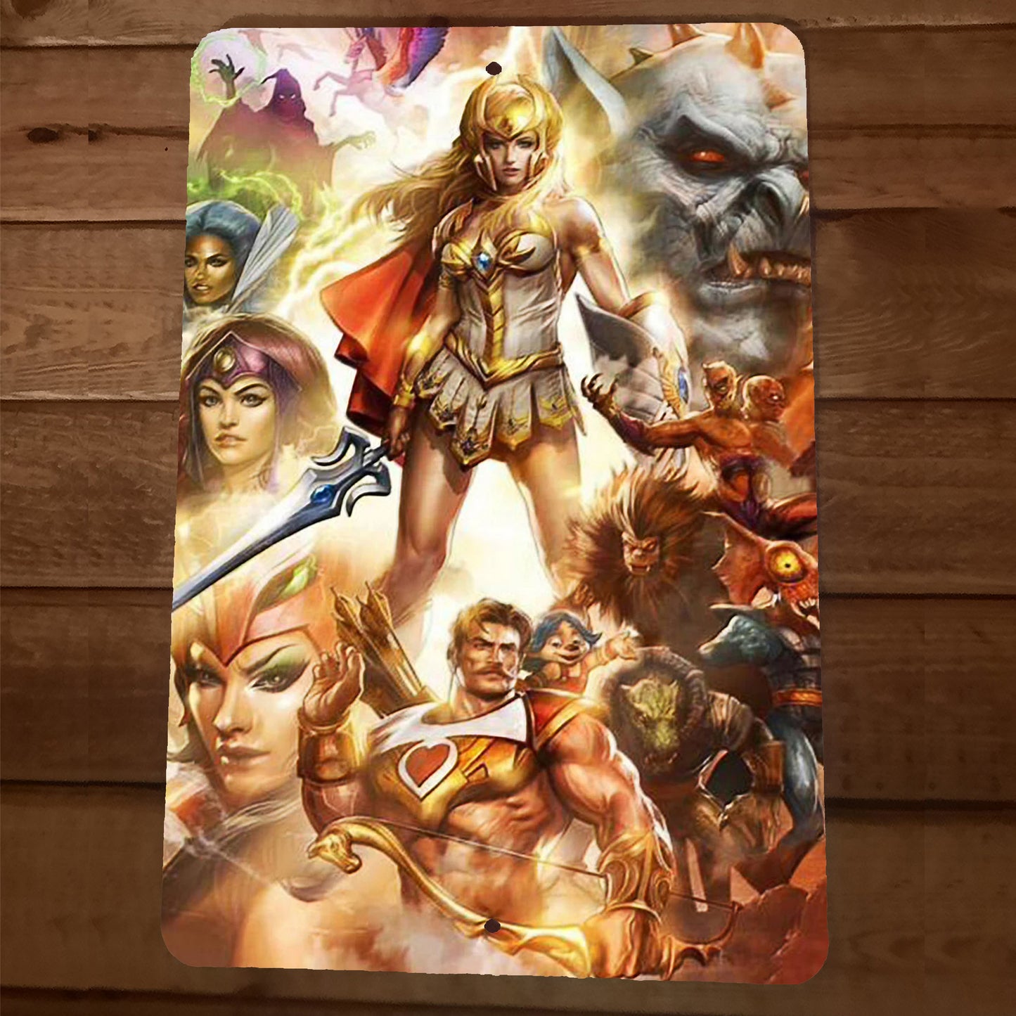 She Ra and the Princesses of Power MOTU 8x12 Metal Wall Sign Poster Shera #6