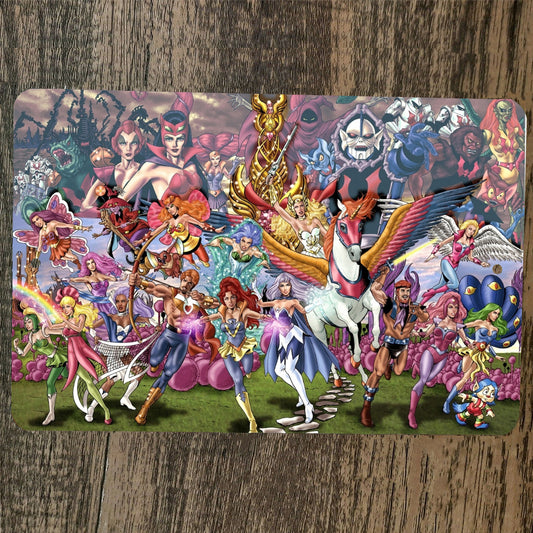 She Ra and the Princesses of Power 8x12 Metal Wall Sign MOTU Shera #8