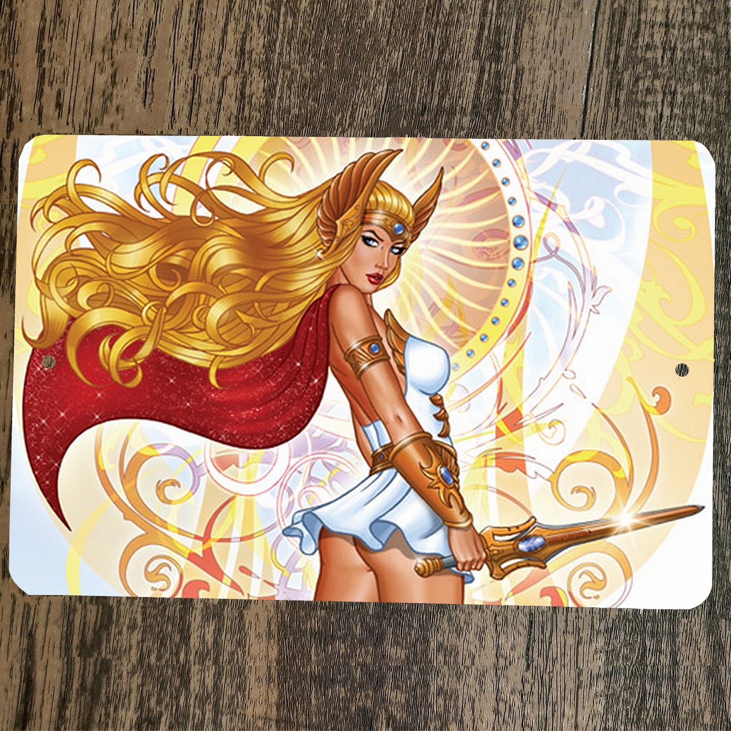 She Ra Princess of Power 8x12 Metal Wall Sign MOTU Shera #1