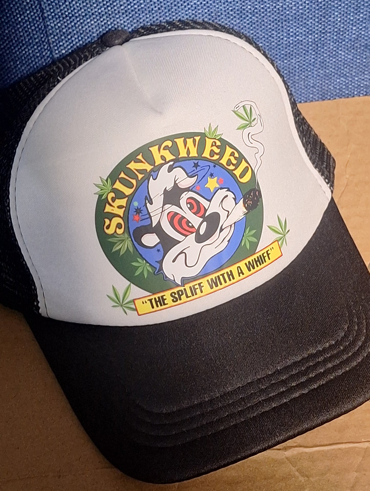 Adjustable Trucker Baseball Hat Cap Looney Skunkweed Pepe Le Pew