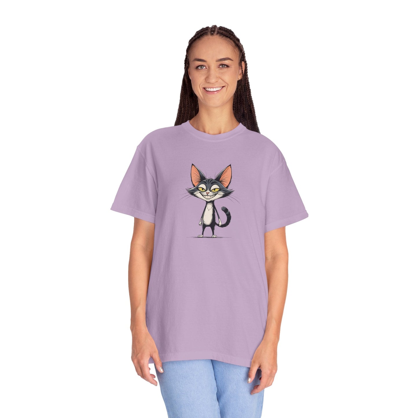 Smiling Cat Unisex T-Shirt | Funny Cat Tee