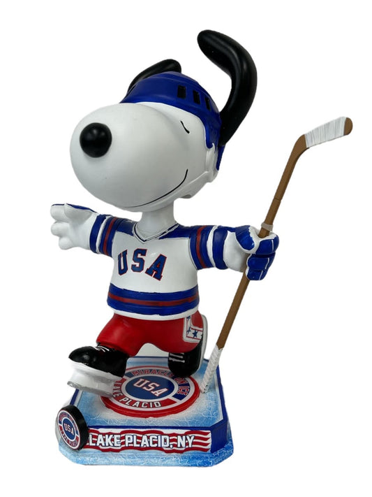 Snoopy USA Hockey Miracle on Ice Officially Licensed 8 inch Bobblehead  (only 12 left)