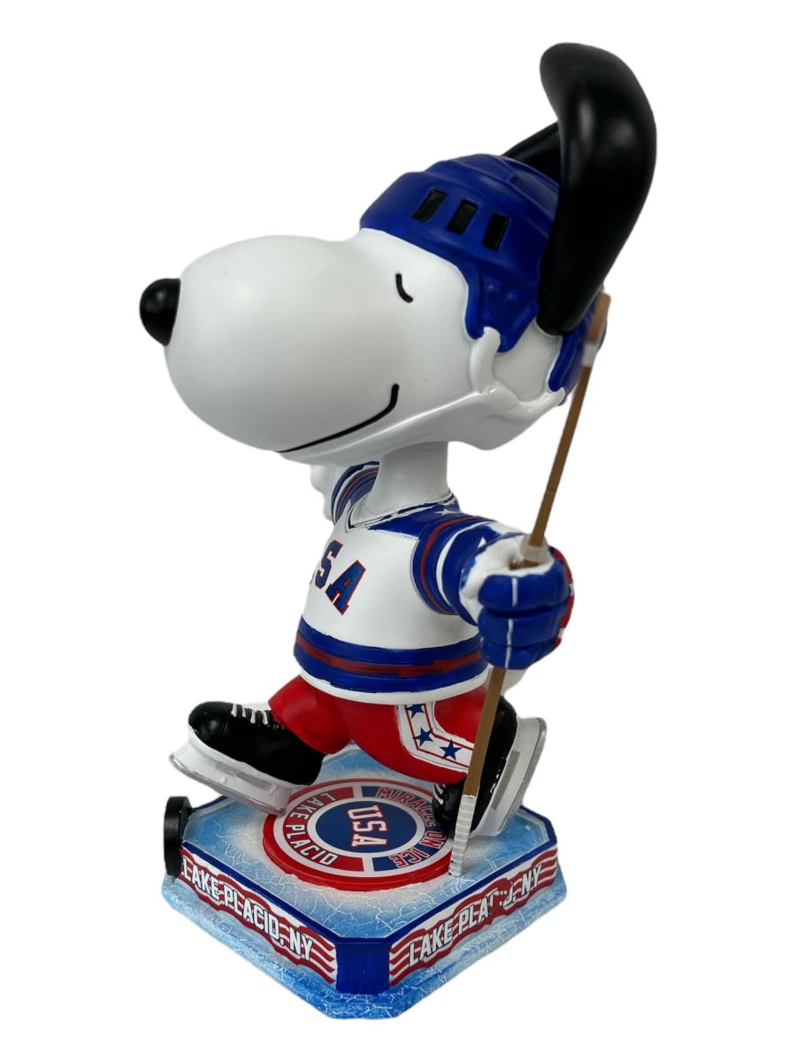 Snoopy USA Hockey Miracle on Ice Officially Licensed 8 inch Bobblehead  (only 12 left)