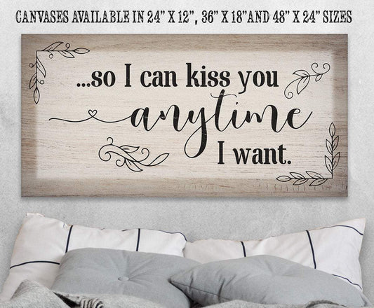 So I Can Kiss You - Canvas