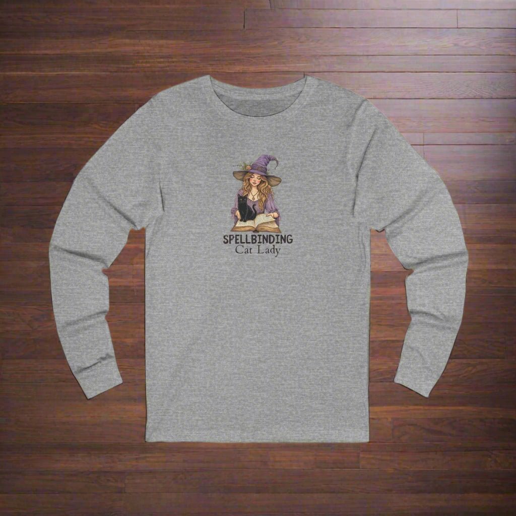 Spellbinding Cat Lady Long-Sleeve Tee