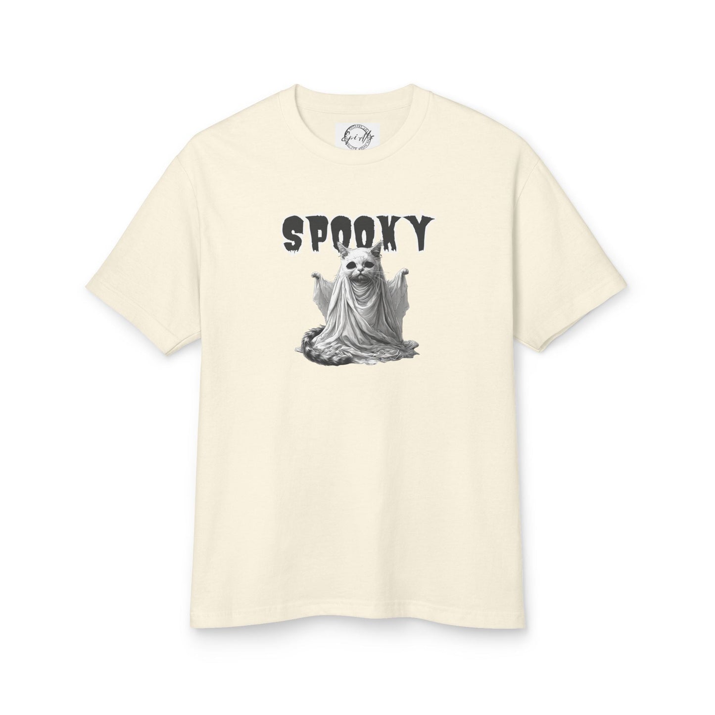 Spooky Ghost Kitty Halloween Unisex Tee