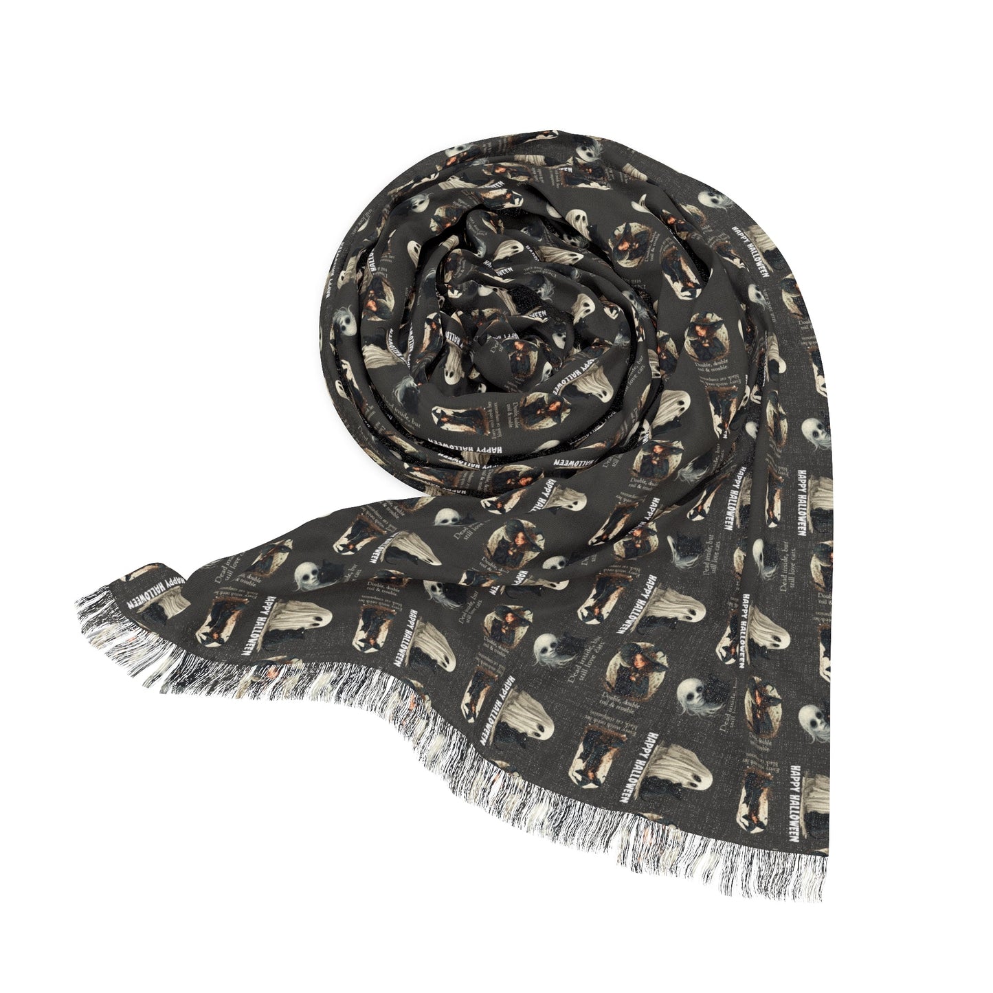 Spooky Halloween Light Scarf, Perfect Gift for Her