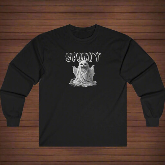 Spooky Long-Sleeve Halloween Tee