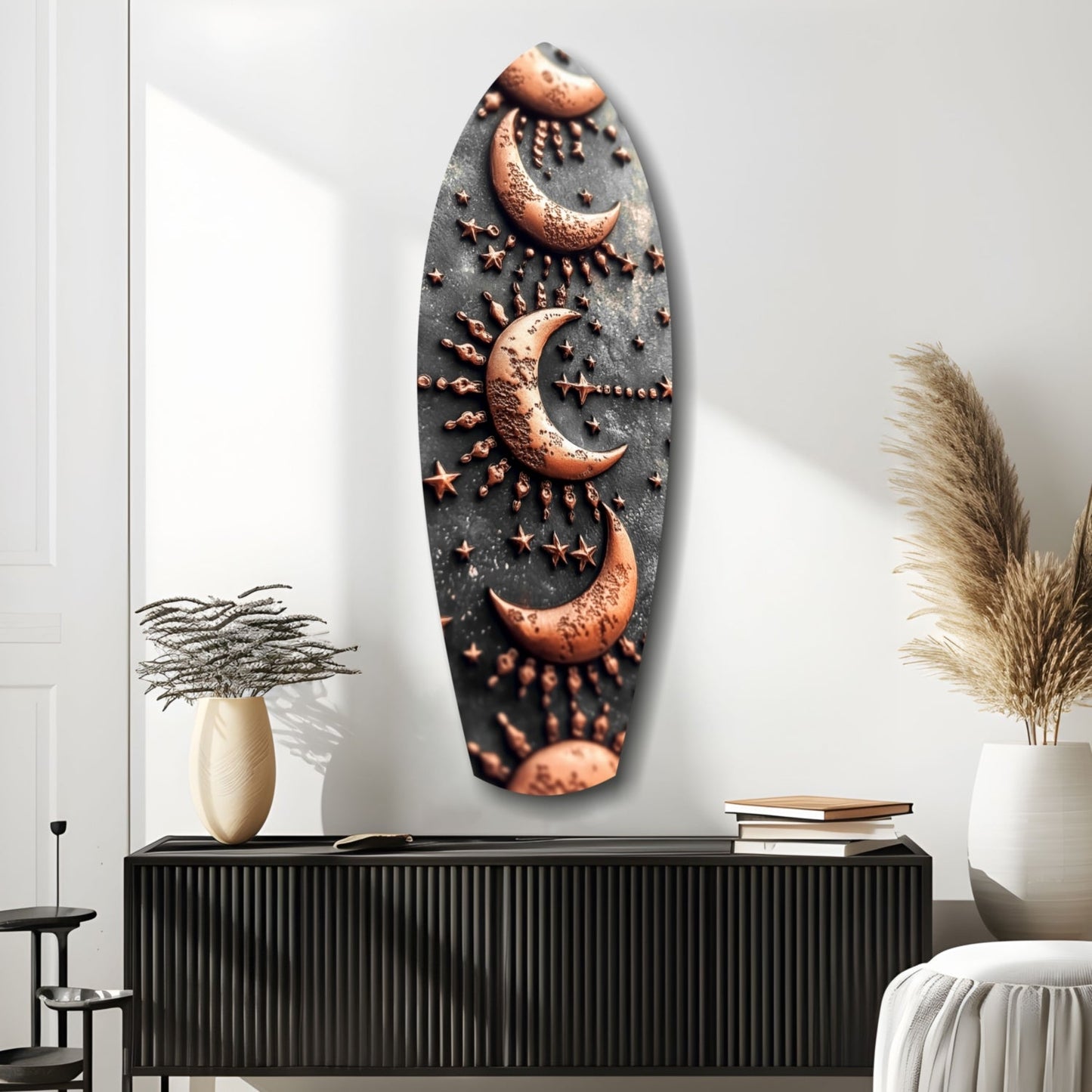 Lunar Order Glass Wall Art