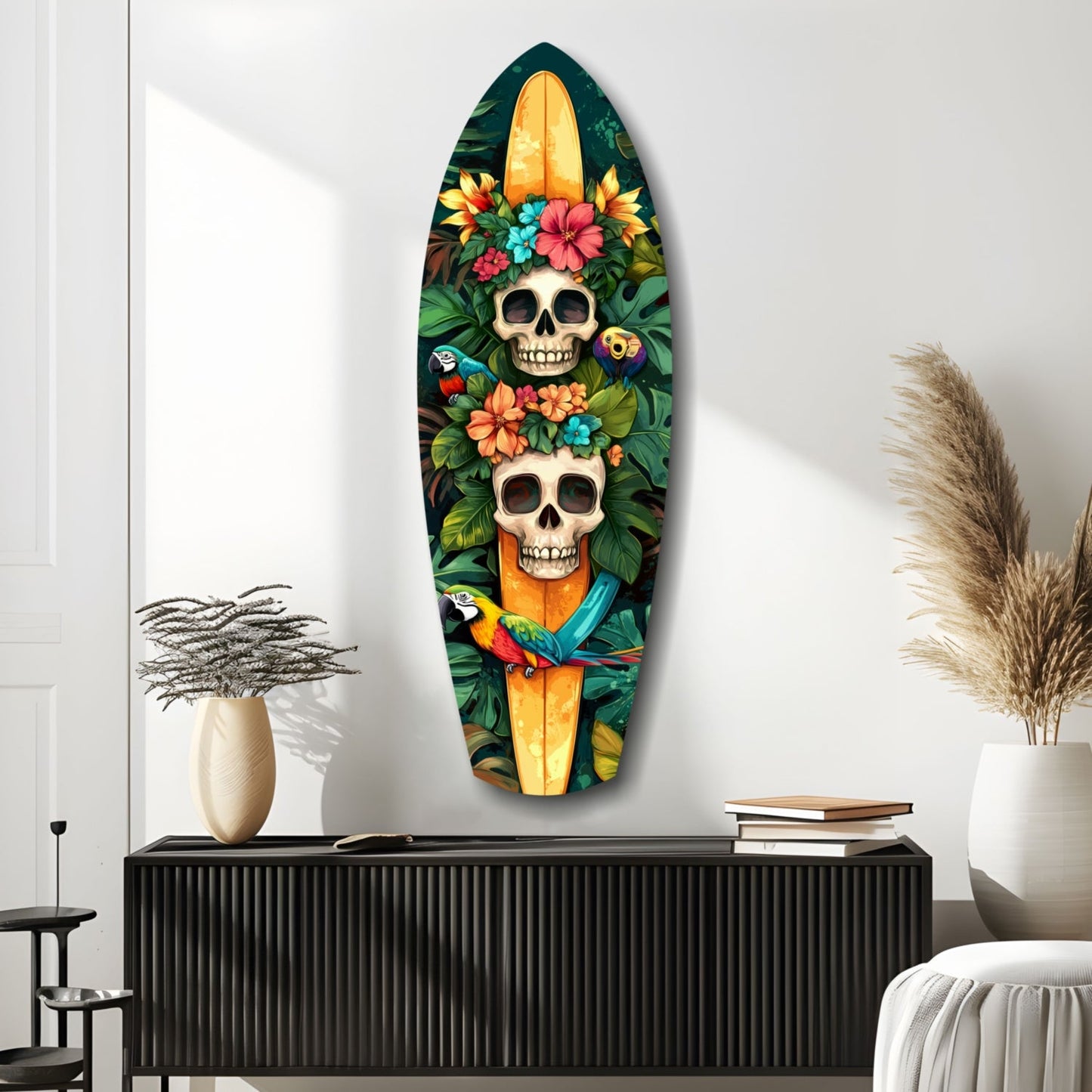 Tropical Mystique V2 Glass Wall Art