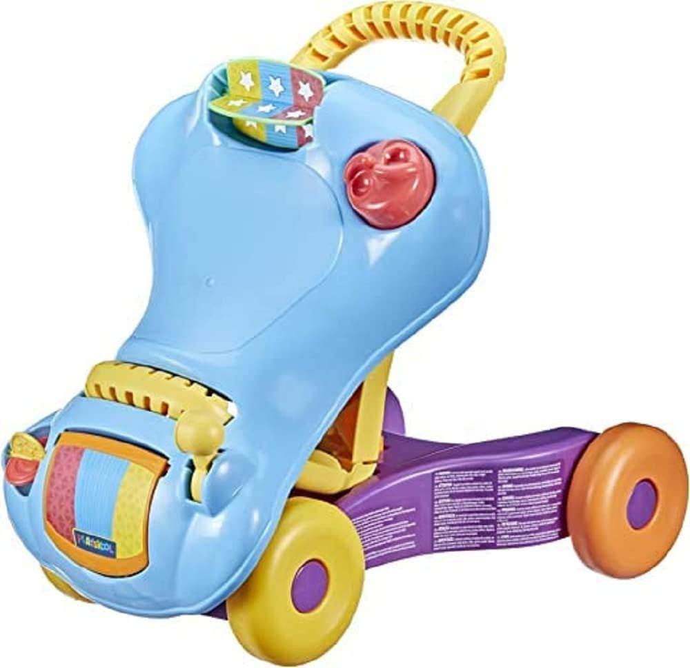 2-in-1 Toddler Ride-On and Walker Toy for Active Learning and Mobility