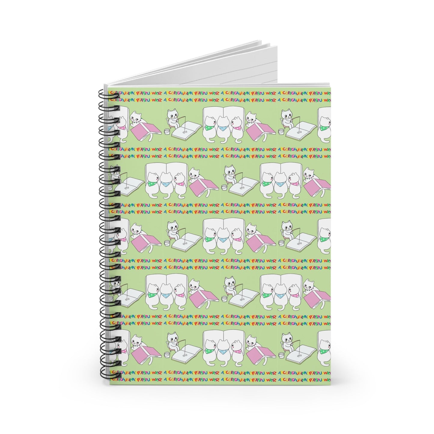 Studious Kitties Spiral Notebook for School or Creative Minds