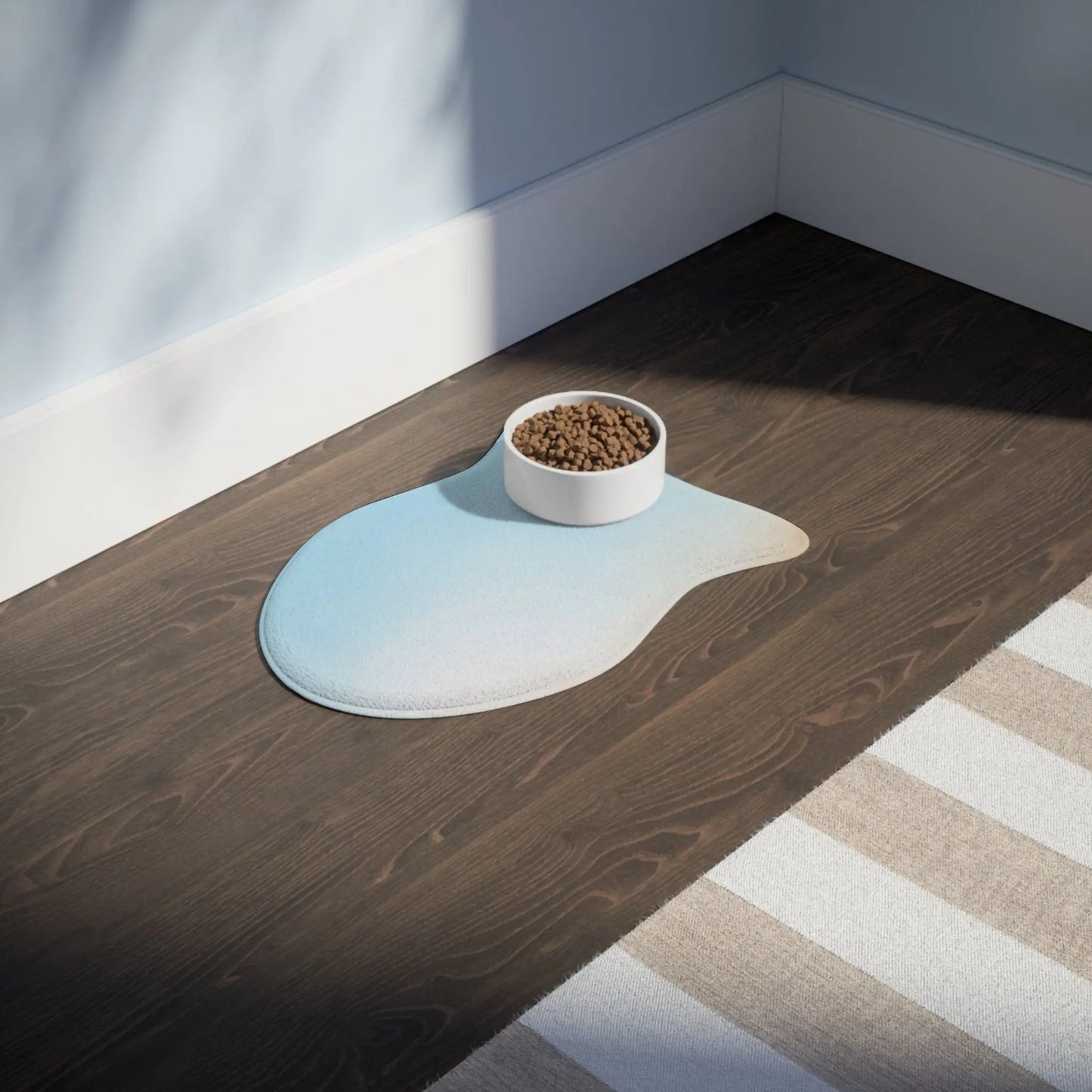 Stylish Pet Feeding Mat - Non-Slip Design for Dogs & Cats