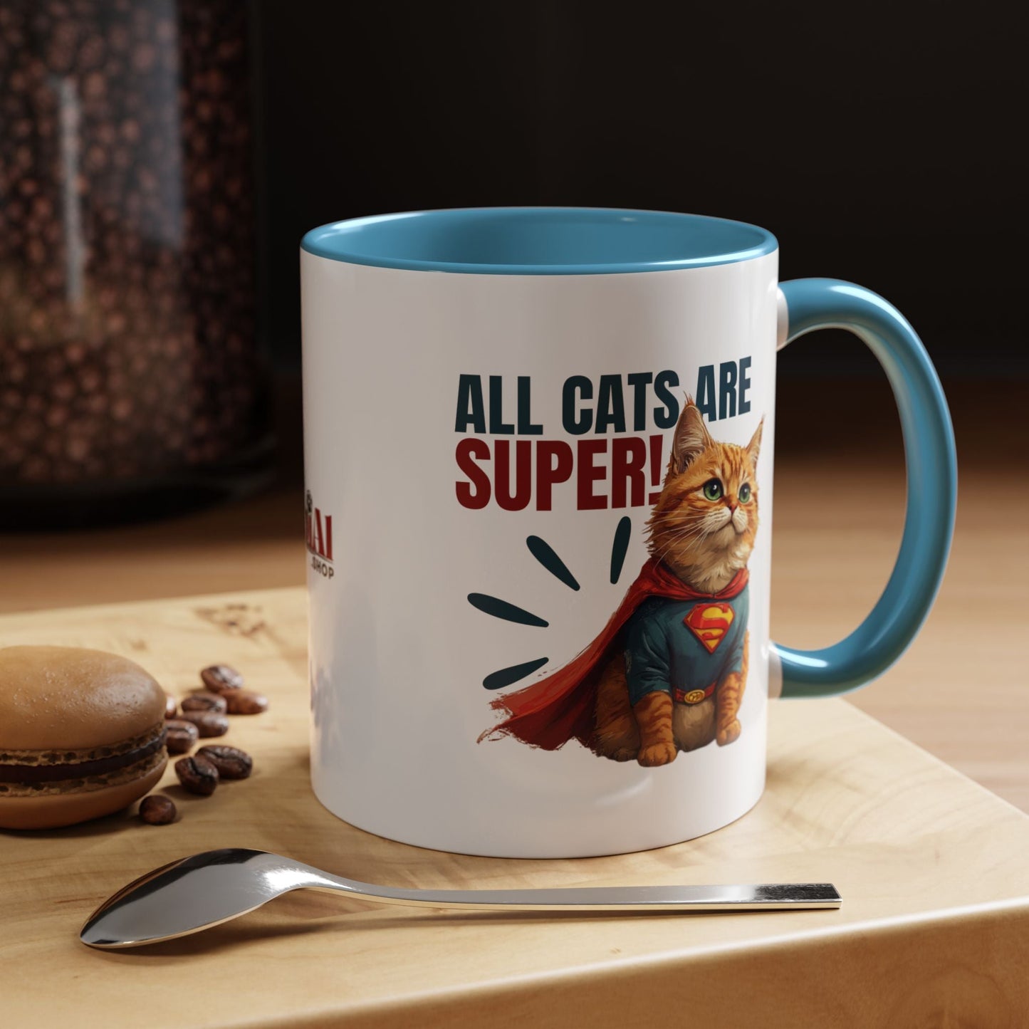 Super Cat Accent Mug