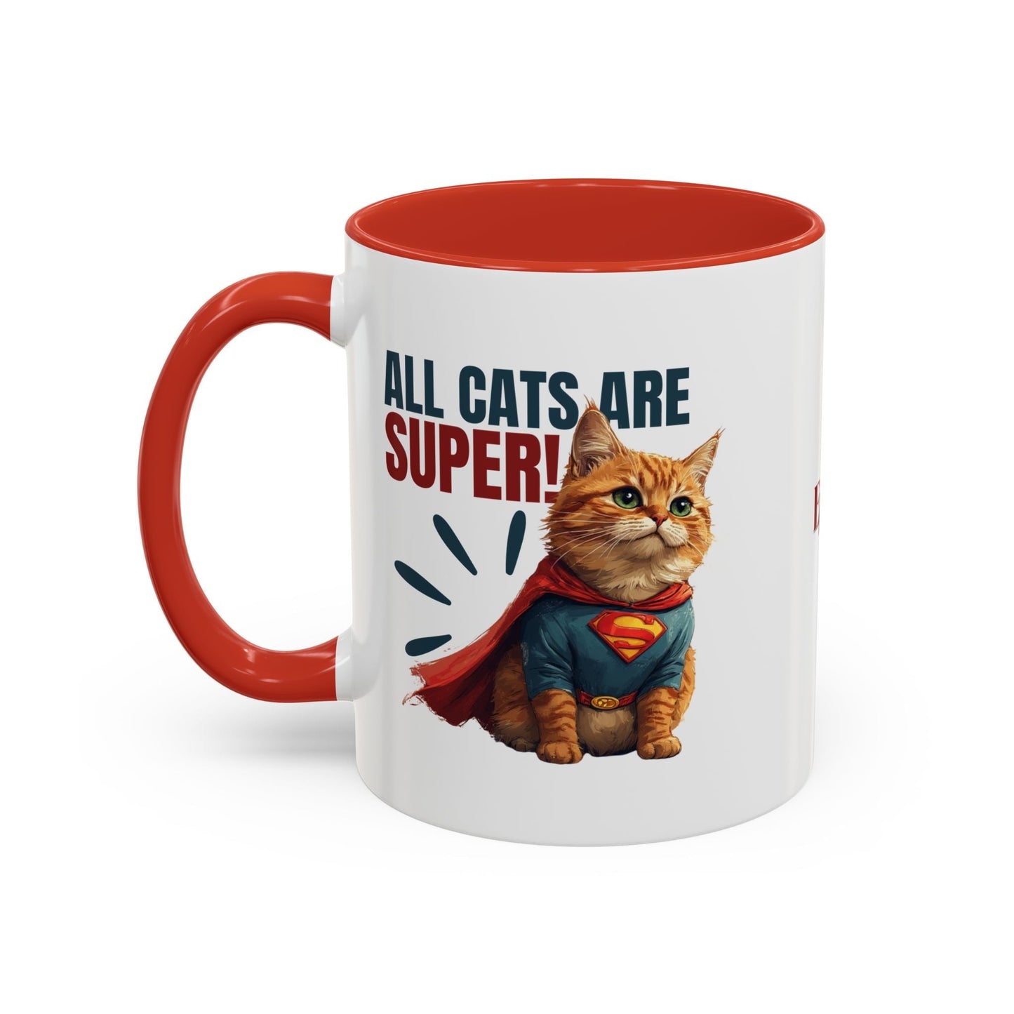 Super Cat Accent Mug