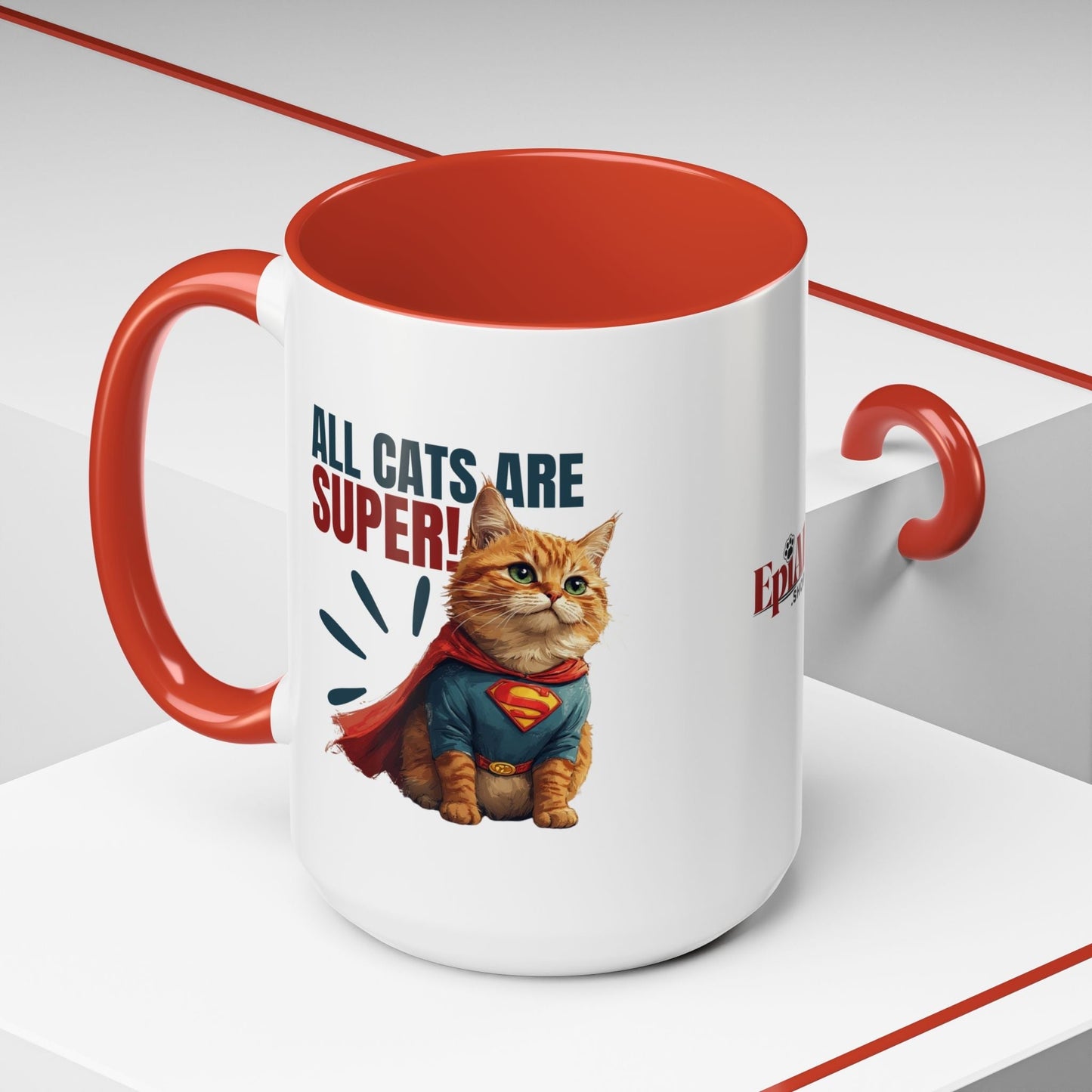 Super Cat Accent Mug