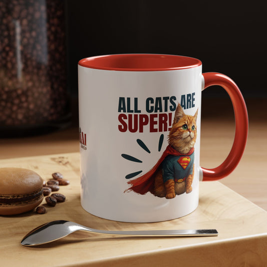 Super Cat Accent Mug