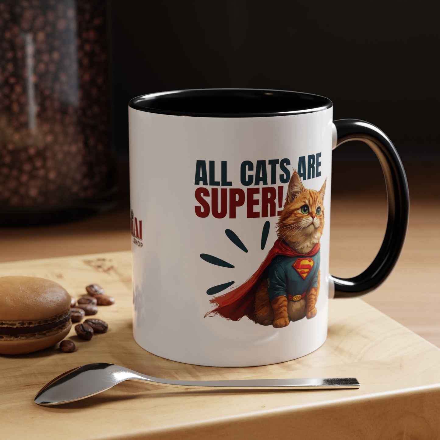 Super Cat Accent Mug
