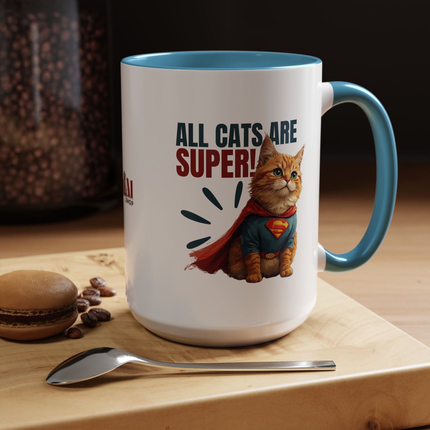 Super Cat Accent Mug