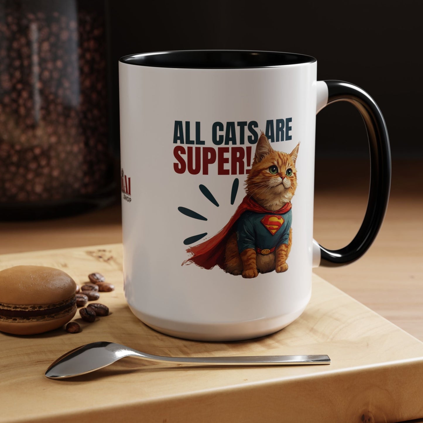 Super Cat Accent Mug