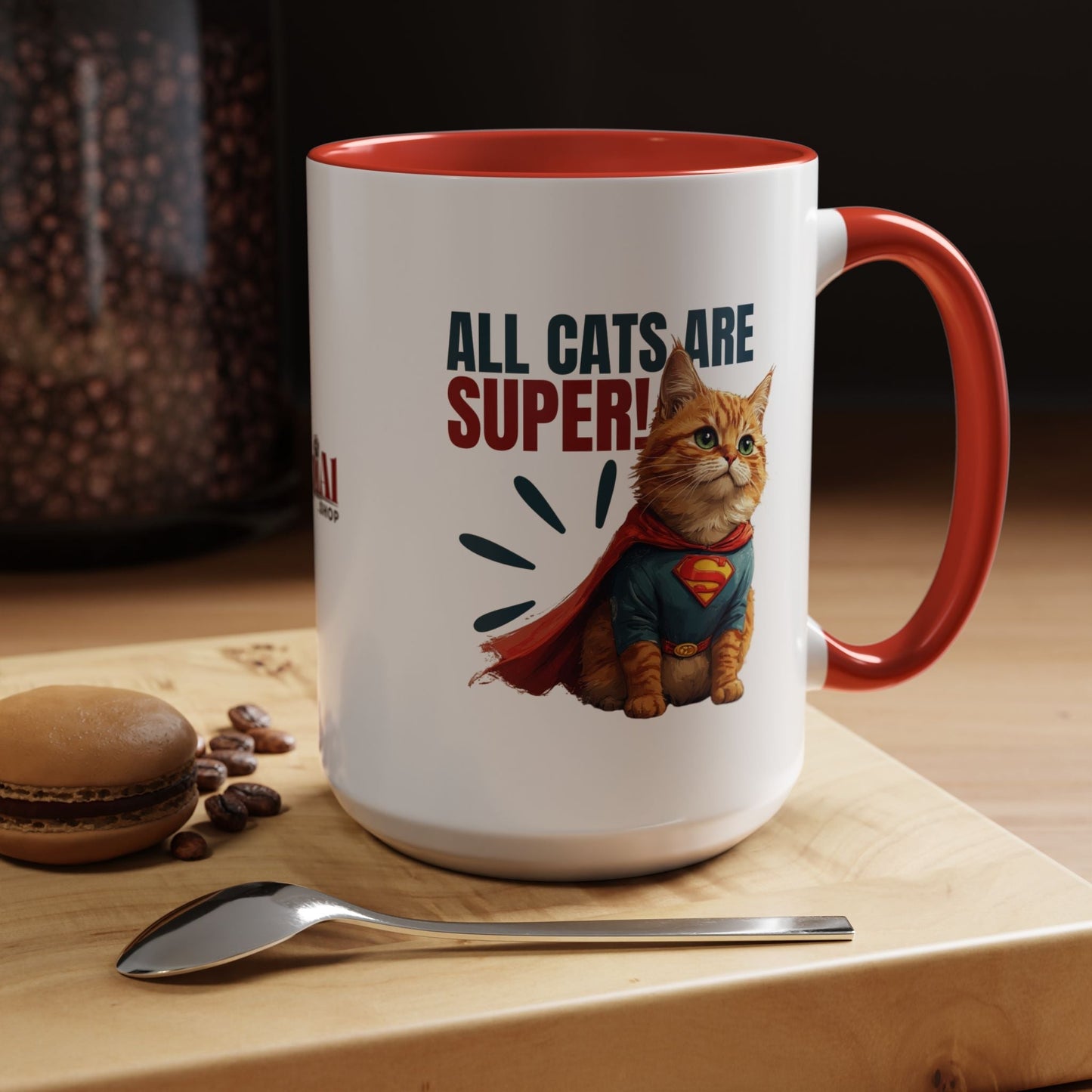 Super Cat Accent Mug