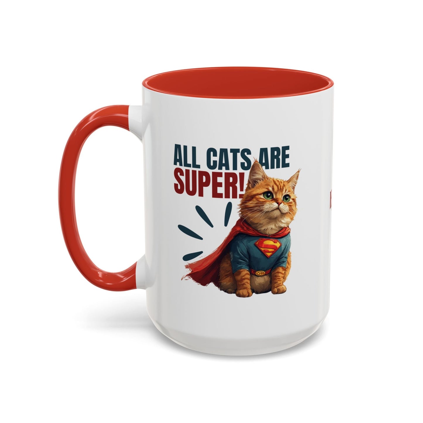 Super Cat Accent Mug
