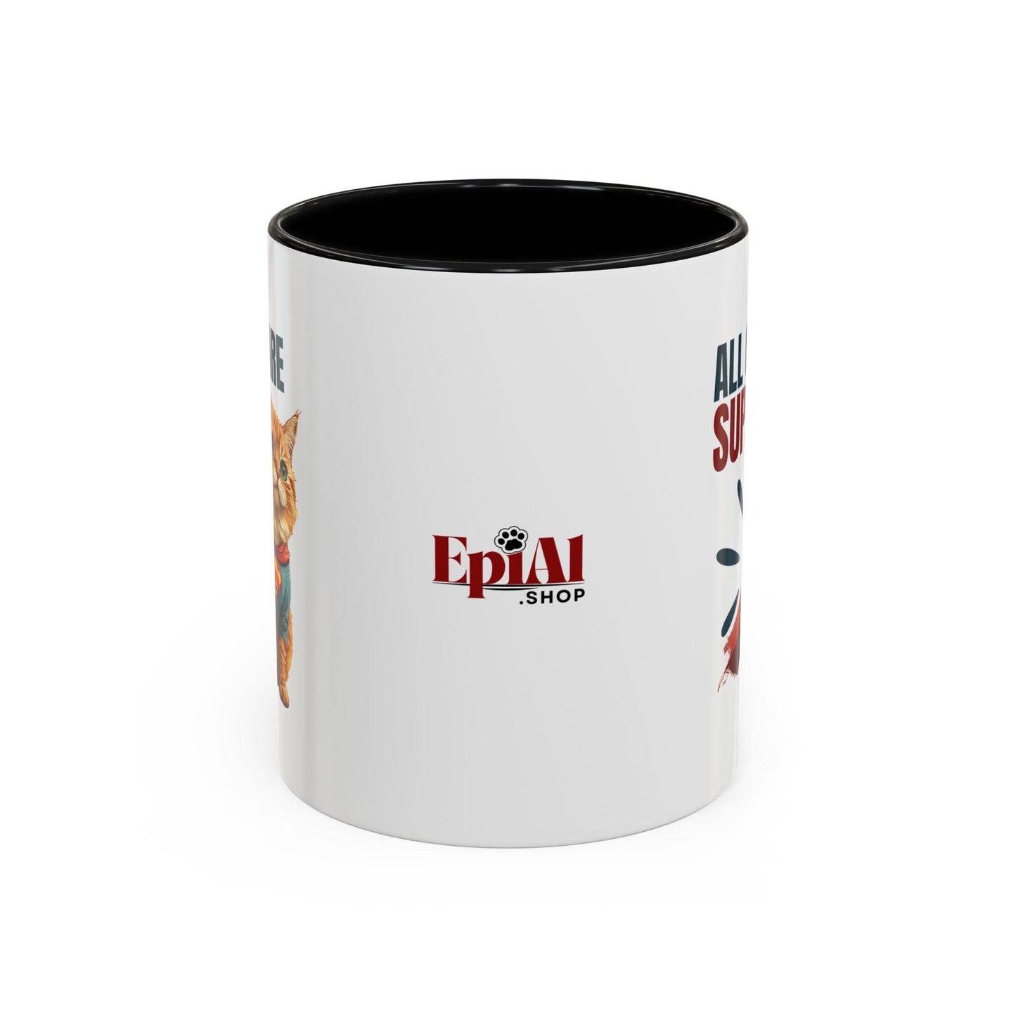 Super Cat Accent Mug