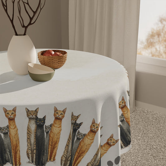 Tall Kitties Tablecloth