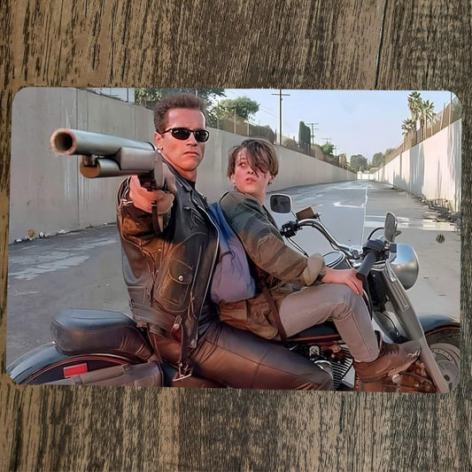 Terminator John Connor 8x12 Metal Wall Sign