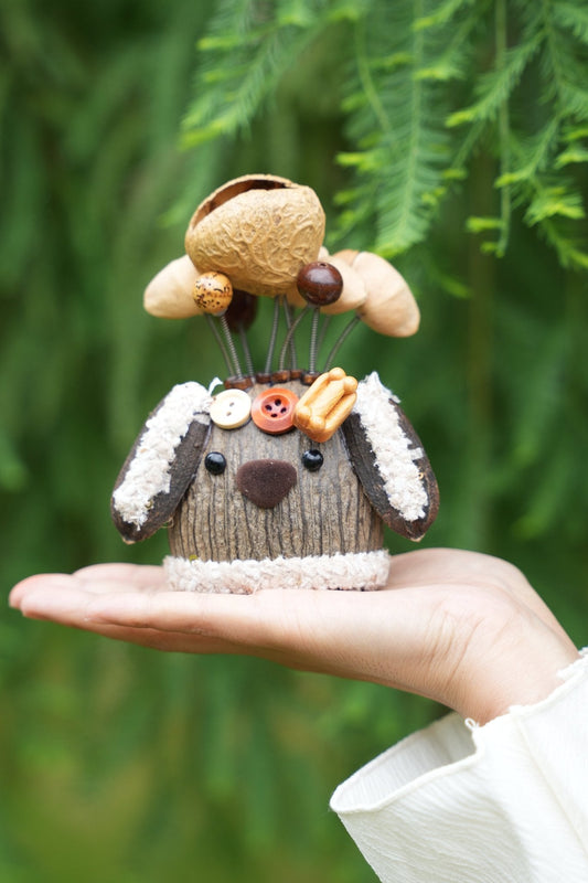 "The Cozy Puppy Guardian" Seed Doll