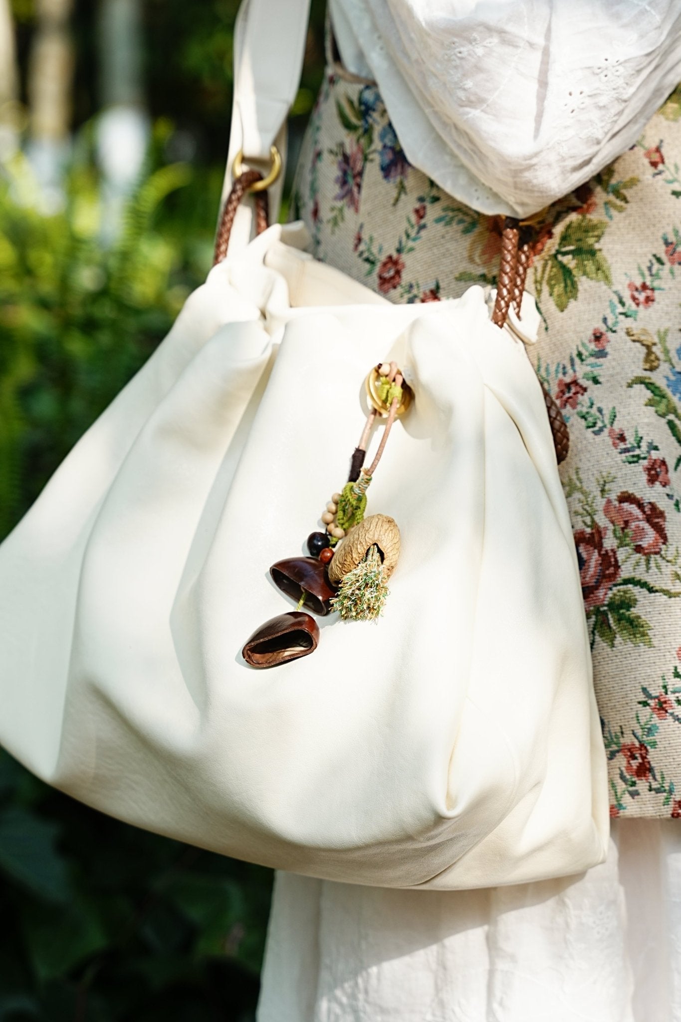 "The Forest Bell" Seed Tassel Charm
