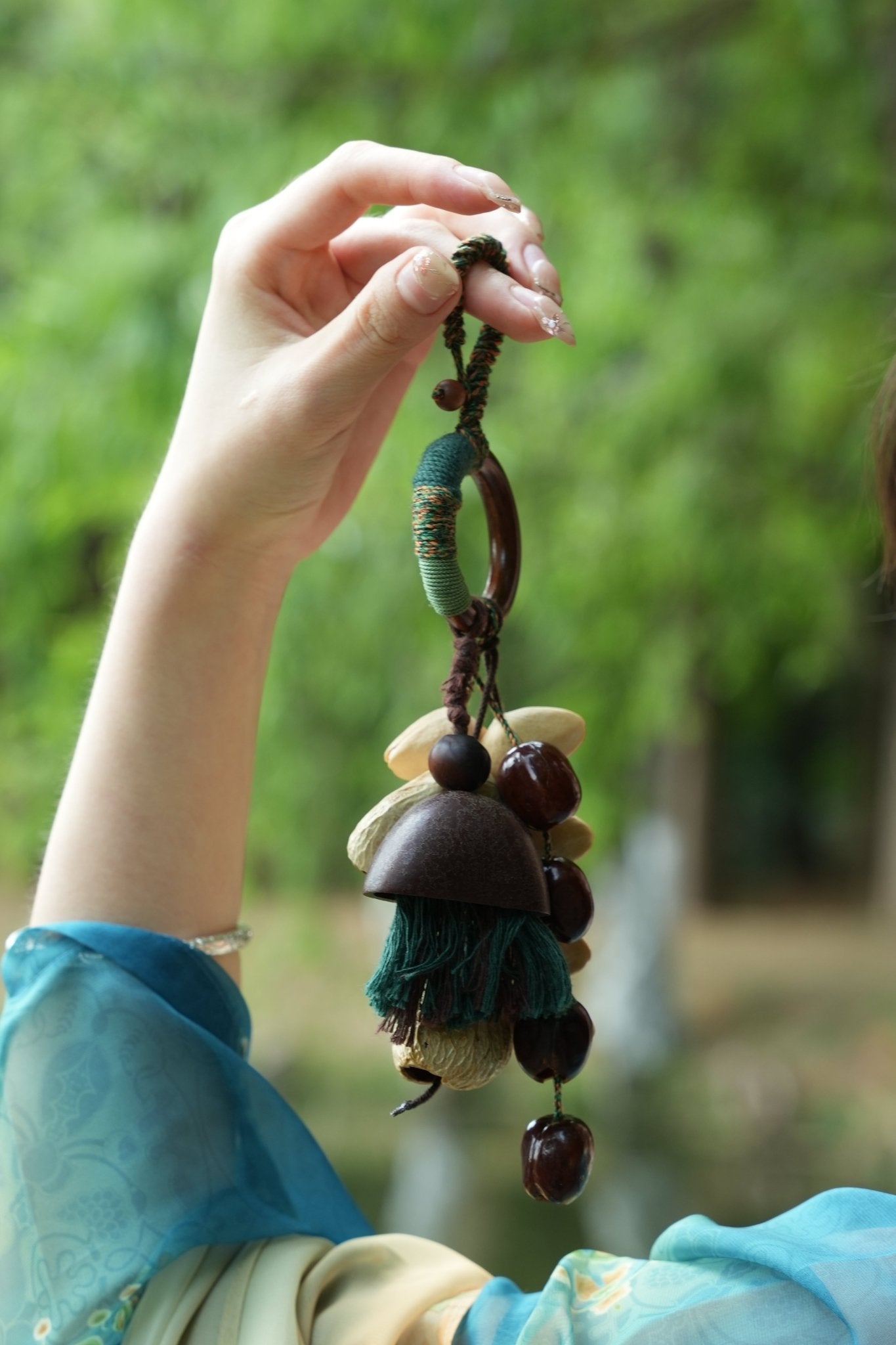 "The Forest Harvest" Seed Tassel Charm