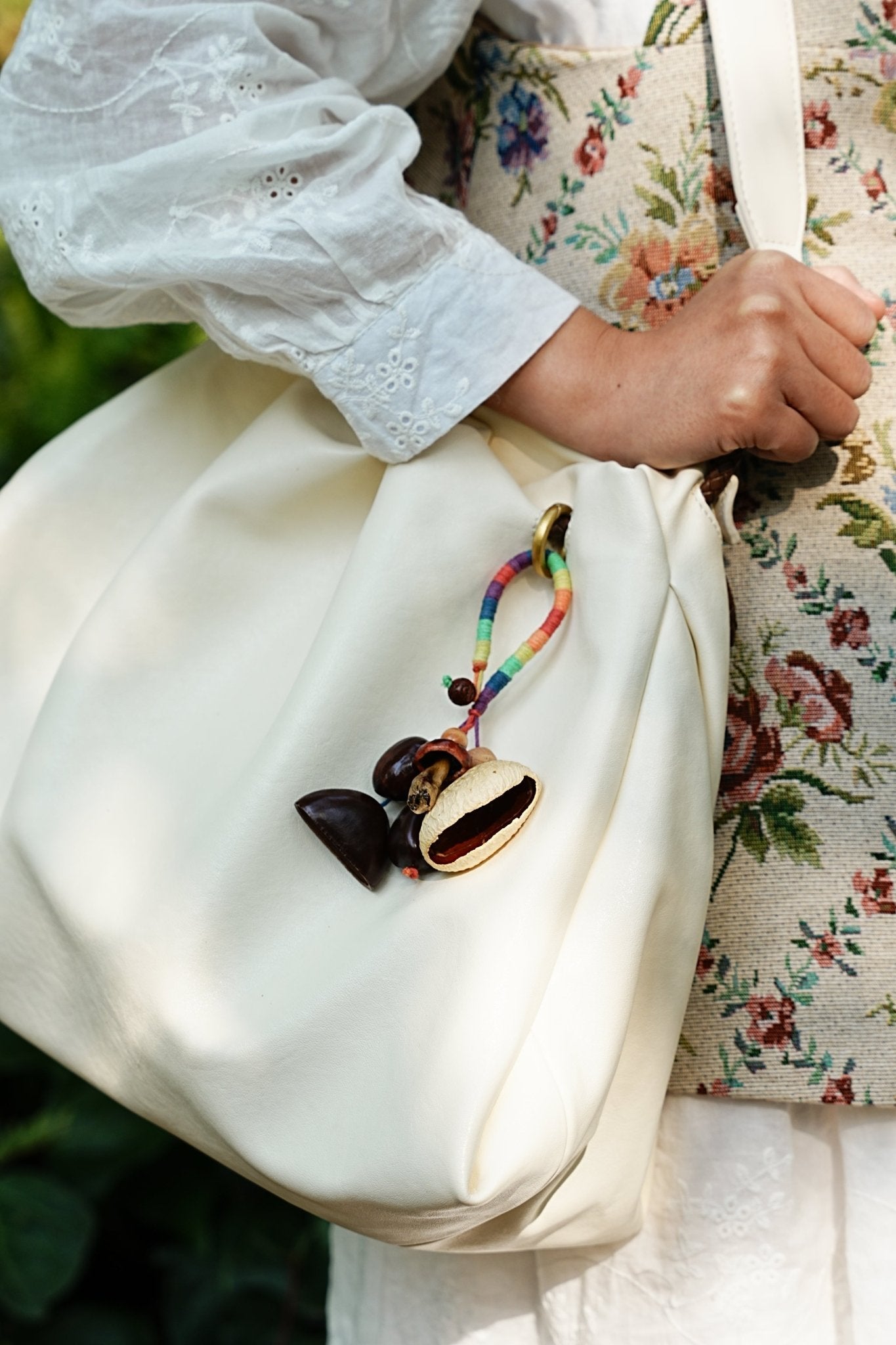 "Rainbow Forager" Mushroom Seed Charm