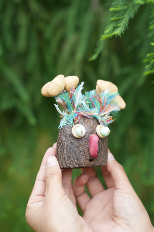 "Rock Star Parrot" Seed Bird Doll