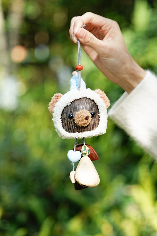 "Woodland Tales" Seed Wood Bag Charm