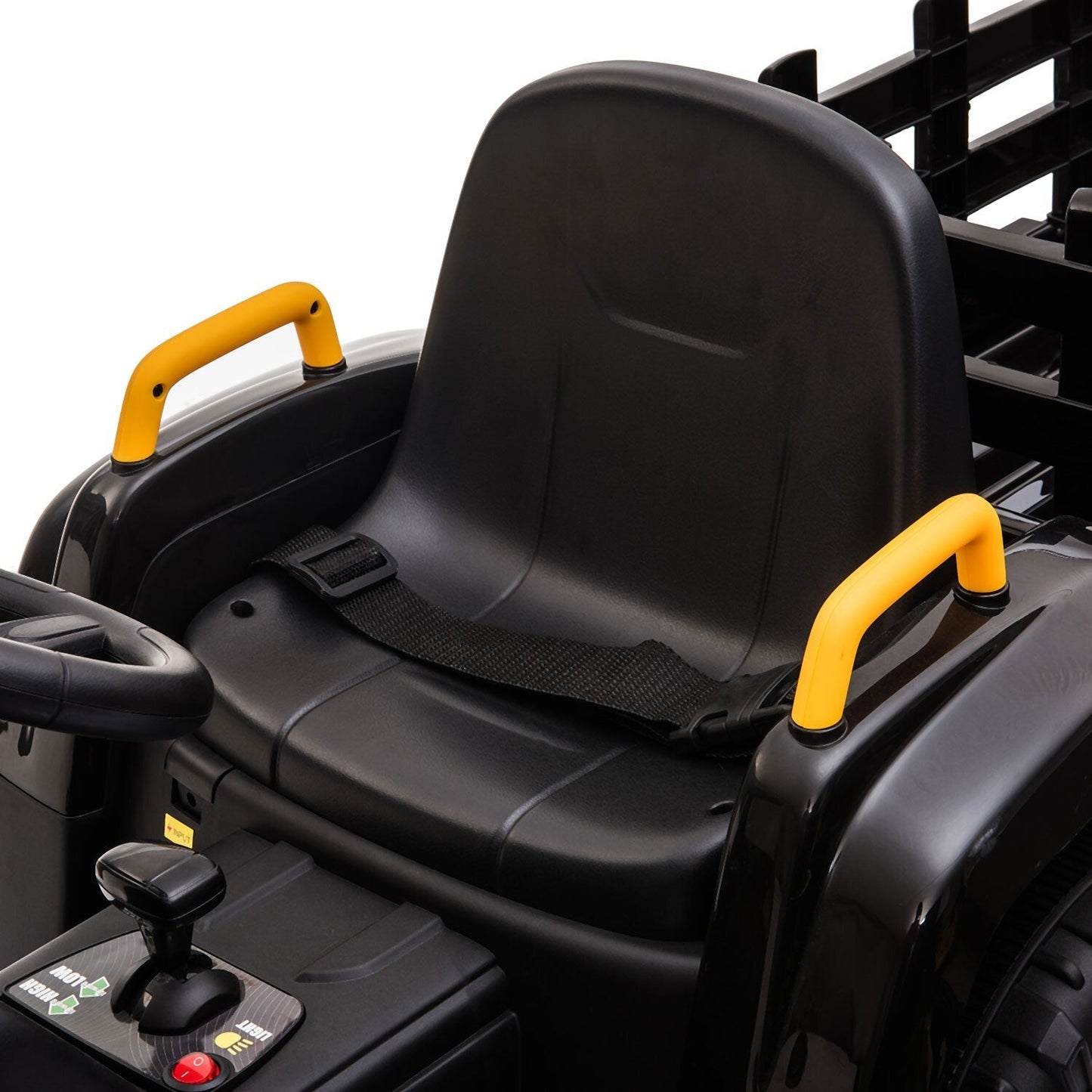 12V Electric Ride-On Kids Tractor with Battery Powered Toy Car and Trailer